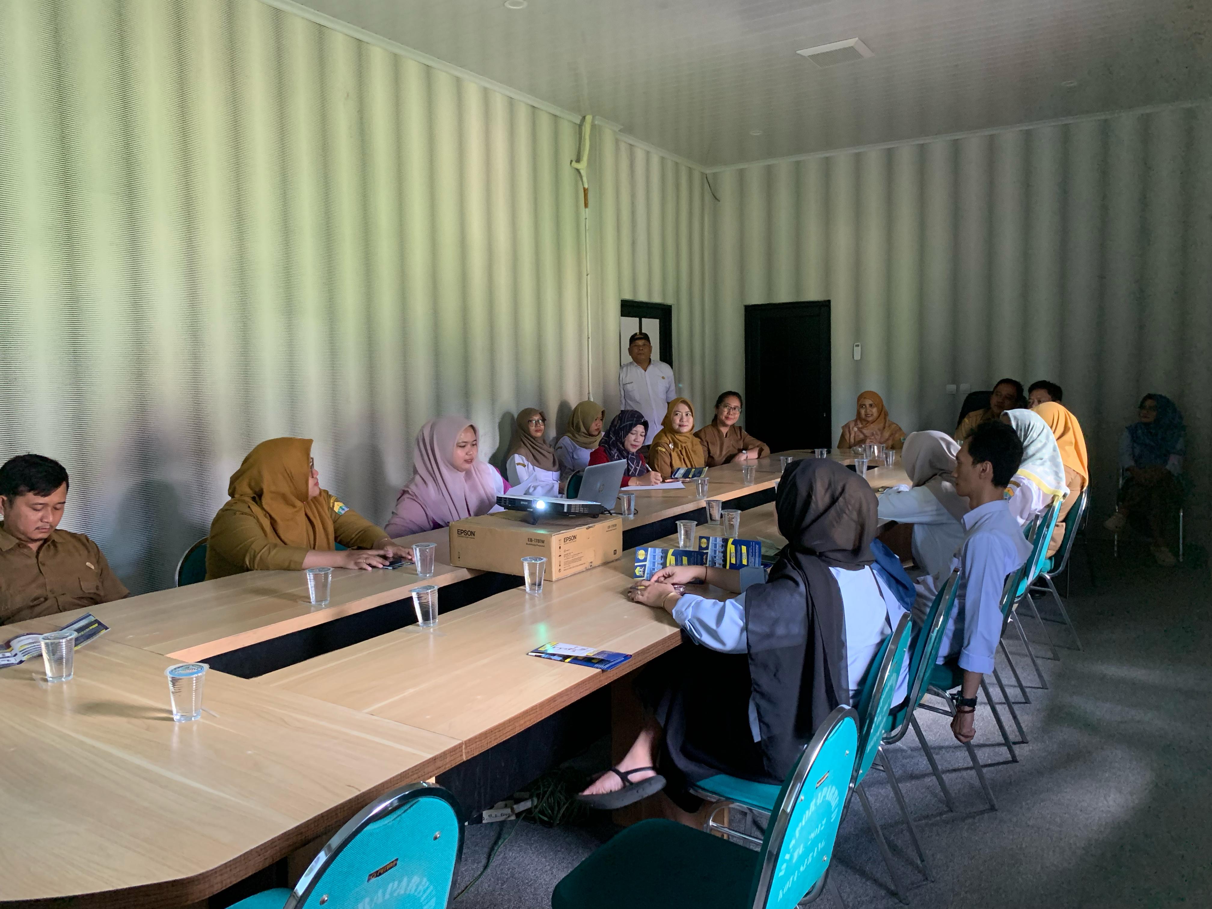 KUNJUNGAN SOSIALISASI RSUD KOTA SERANG KE DISPARPORA KOTA SERANG