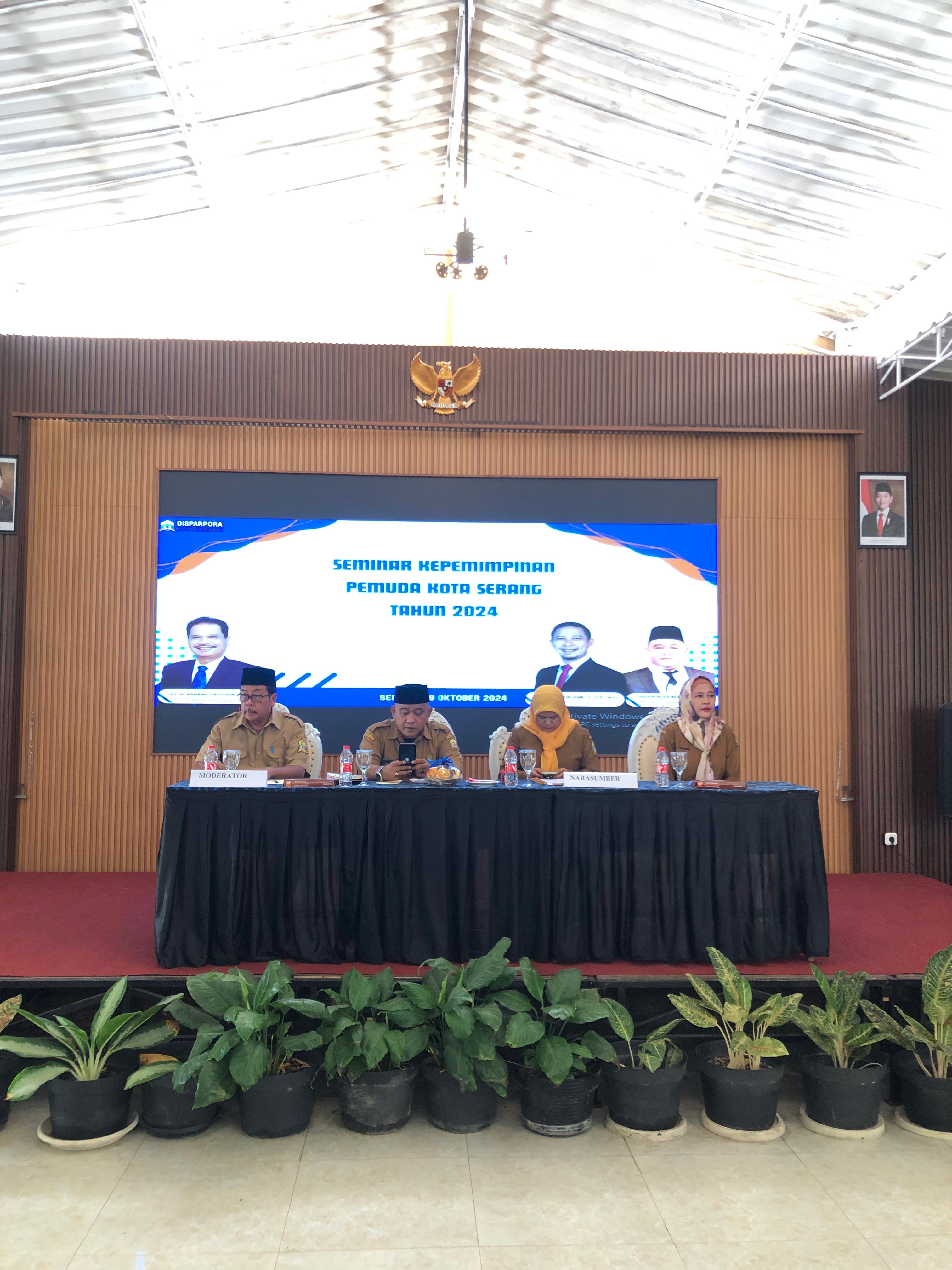 Seminar Kepemimpinan Pemuda Kora Serang Tahun 2024